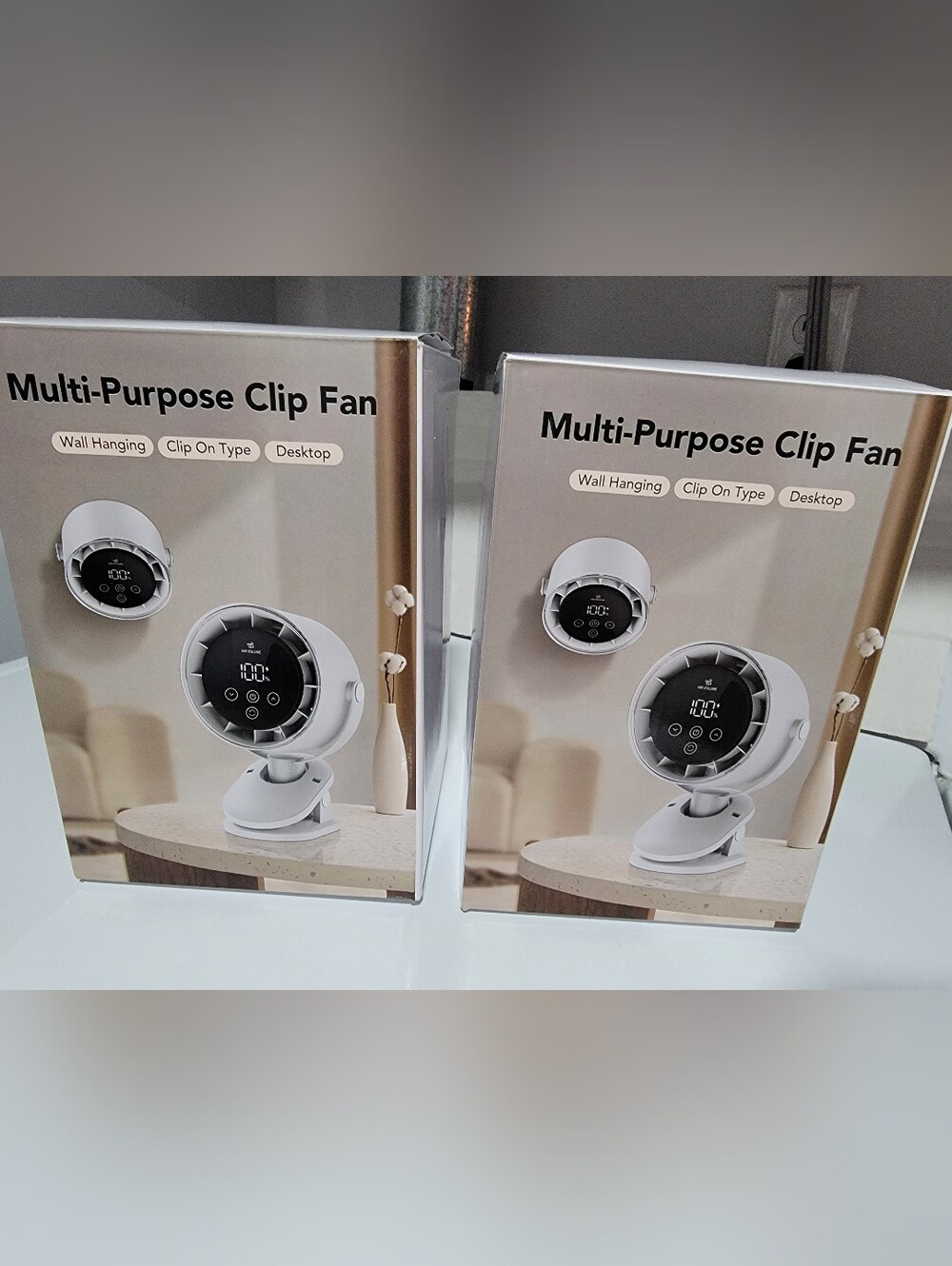New in boxes-Multi-Purpose Clip Fan (set of 2)